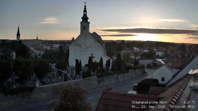 Archiv Foto Webcam Stephanskirche in Horn - Niederösterreich