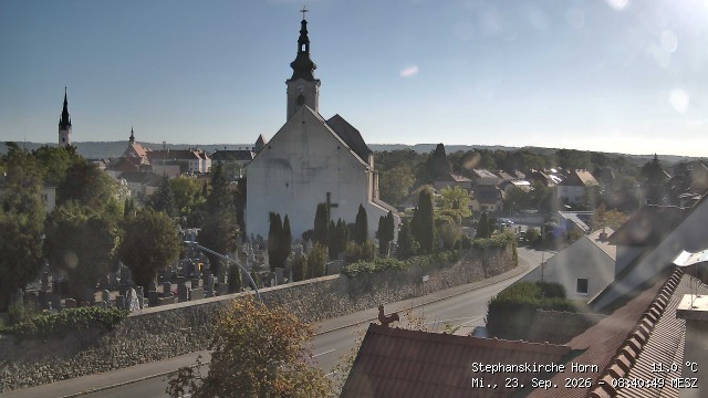 Archiv Foto Webcam Stephanskirche in Horn - Niederösterreich