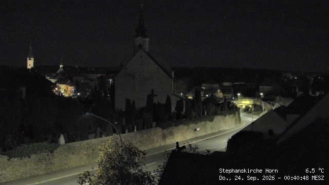 Archiv Foto Webcam Stephanskirche in Horn - Niederösterreich