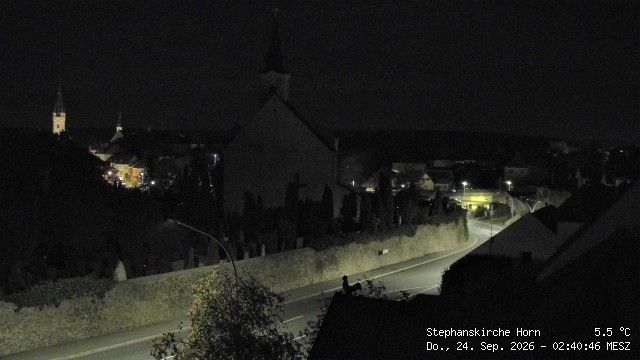 Archiv Foto Webcam Stephanskirche in Horn - Niederösterreich