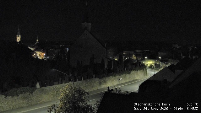 Archiv Foto Webcam Stephanskirche in Horn - Niederösterreich