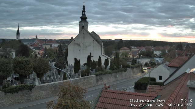 Archiv Foto Webcam Stephanskirche in Horn - Niederösterreich
