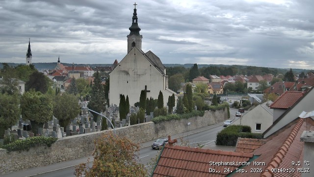 Archiv Foto Webcam Stephanskirche in Horn - Niederösterreich