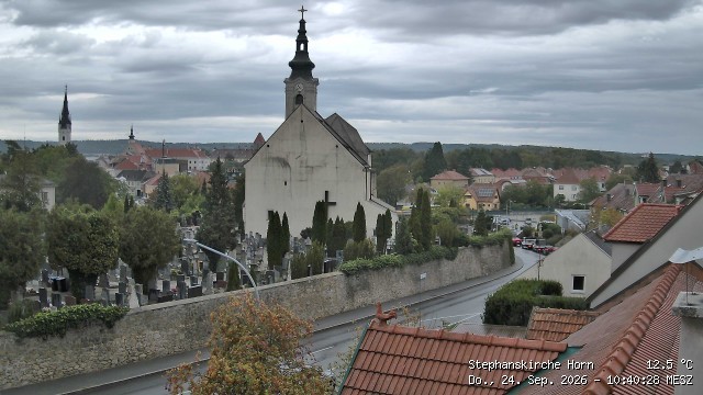Archiv Foto Webcam Stephanskirche in Horn - Niederösterreich