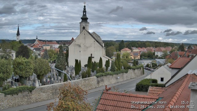 Archiv Foto Webcam Stephanskirche in Horn - Niederösterreich