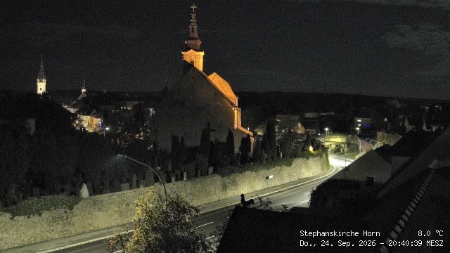 Archiv Foto Webcam Stephanskirche in Horn - Niederösterreich