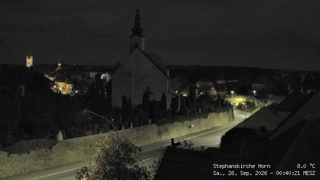 Archiv Foto Webcam Stephanskirche in Horn - Niederösterreich