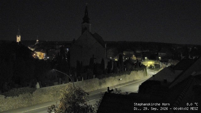 Archiv Foto Webcam Stephanskirche in Horn - Niederösterreich