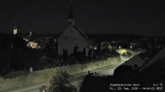 Archiv Foto Webcam Stephanskirche in Horn - Niederösterreich