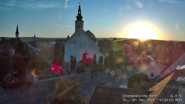 Archiv Foto Webcam Stephanskirche in Horn - Niederösterreich