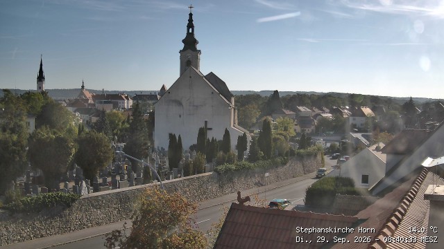 Archiv Foto Webcam Stephanskirche in Horn - Niederösterreich