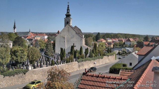 Archiv Foto Webcam Stephanskirche in Horn - Niederösterreich
