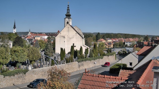 Archiv Foto Webcam Stephanskirche in Horn - Niederösterreich