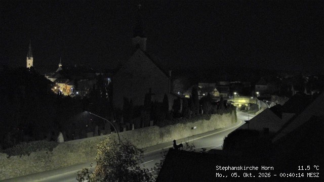 Archived image Webcam St Stephan's Church in Horn (Lower Austria)