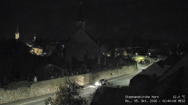 Archived image Webcam St Stephan's Church in Horn (Lower Austria)