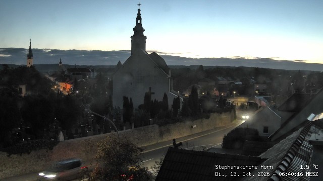 Archiv Foto Webcam Stephanskirche in Horn - Niederösterreich
