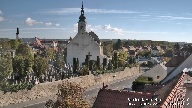 Archiv Foto Webcam Stephanskirche in Horn - Niederösterreich