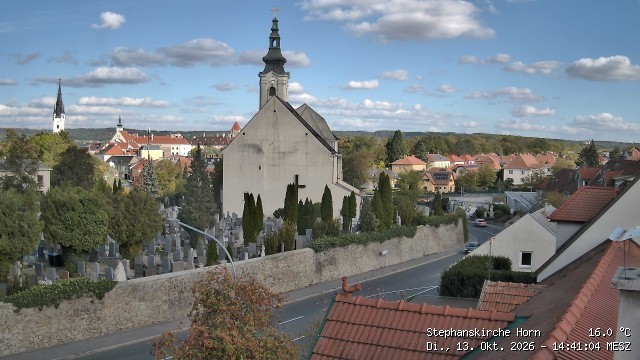 Archiv Foto Webcam Stephanskirche in Horn - Niederösterreich