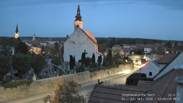 Archiv Foto Webcam Stephanskirche in Horn - Niederösterreich