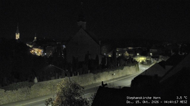 Archiv Foto Webcam Stephanskirche in Horn - Niederösterreich