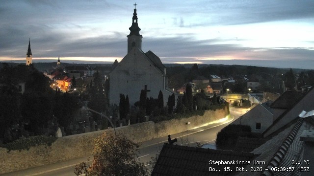 Archiv Foto Webcam Stephanskirche in Horn - Niederösterreich