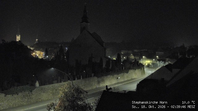 Archived image Webcam St Stephan's Church in Horn (Lower Austria)