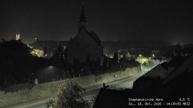 Archived image Webcam St Stephan's Church in Horn (Lower Austria)