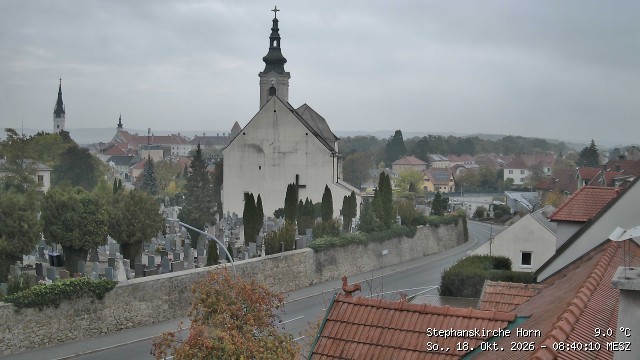 Archived image Webcam St Stephan's Church in Horn (Lower Austria)