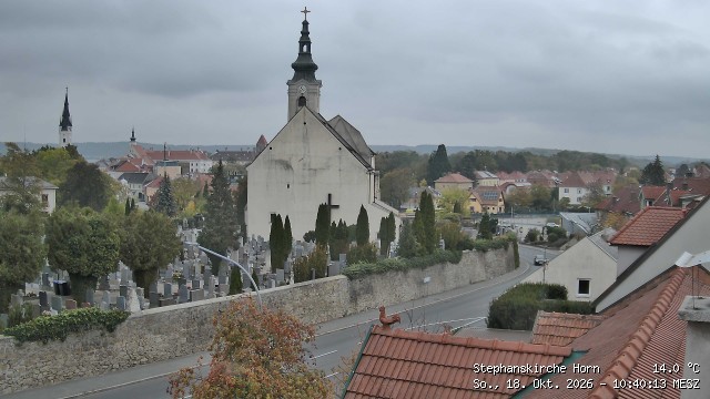 Archived image Webcam St Stephan's Church in Horn (Lower Austria)