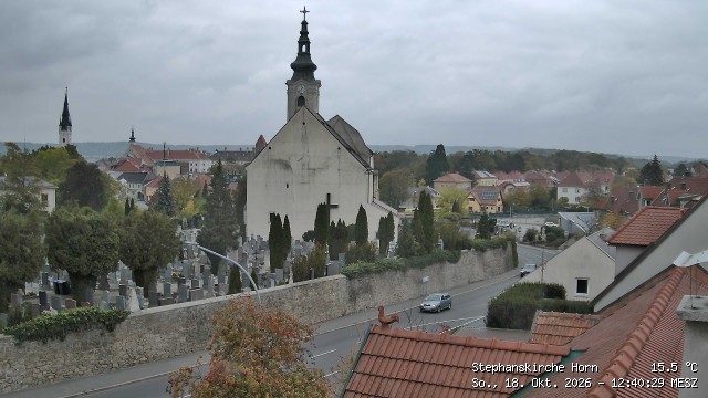 Archived image Webcam St Stephan's Church in Horn (Lower Austria)