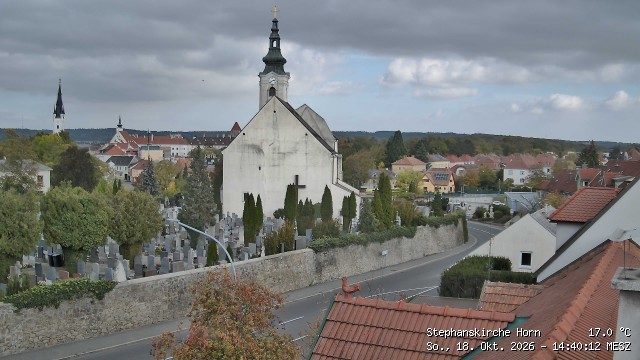 Archived image Webcam St Stephan's Church in Horn (Lower Austria)