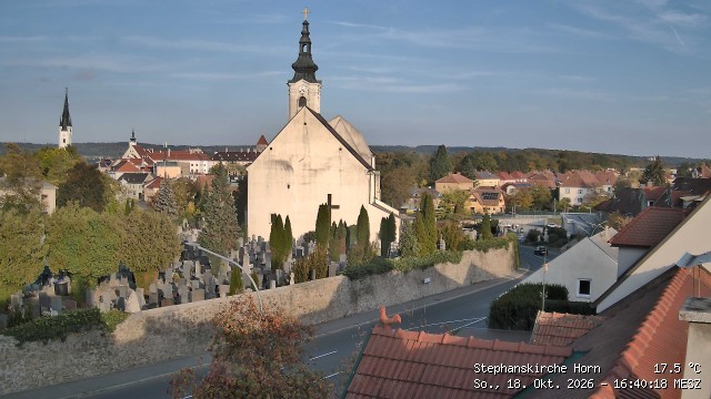 Archived image Webcam St Stephan's Church in Horn (Lower Austria)