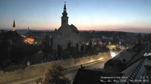 Archiv Foto Webcam Stephanskirche in Horn - Niederösterreich