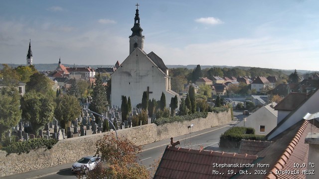 Archiv Foto Webcam Stephanskirche in Horn - Niederösterreich