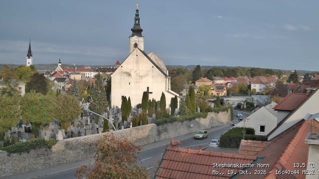 Archiv Foto Webcam Stephanskirche in Horn - Niederösterreich
