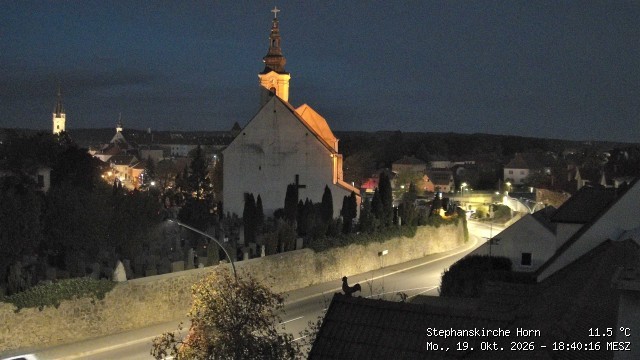 Archiv Foto Webcam Stephanskirche in Horn - Niederösterreich