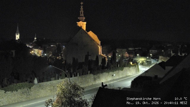 Archiv Foto Webcam Stephanskirche in Horn - Niederösterreich