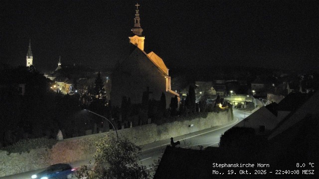 Archiv Foto Webcam Stephanskirche in Horn - Niederösterreich