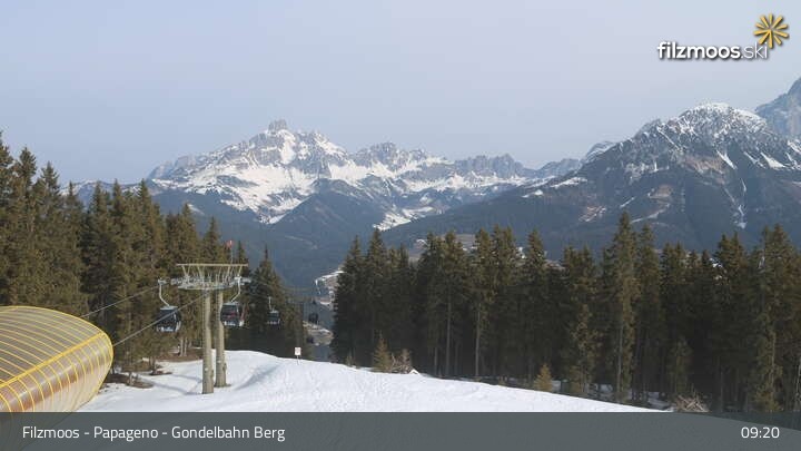 Archived image Webcam Filzmoos - Papageno Top Station