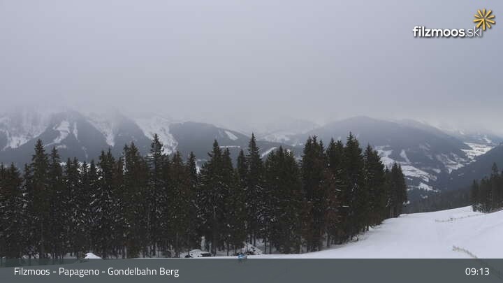 Archiv Foto Webcam Filzmoos: Bergstation Papagenobahn