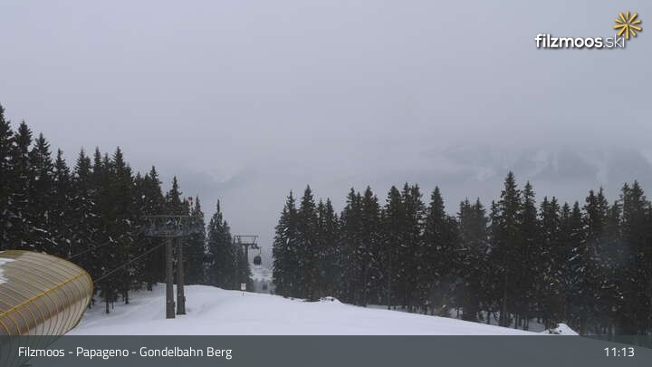 Archiv Foto Webcam Filzmoos: Bergstation Papagenobahn