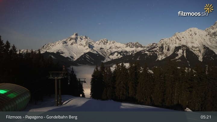 Archived image Webcam Filzmoos - Papageno Top Station