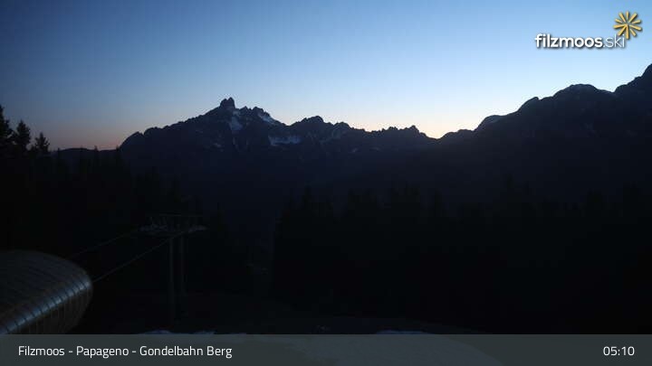 Archiv Foto Webcam Filzmoos: Bergstation Papagenobahn
