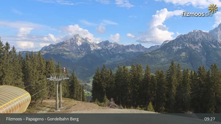 Archiv Foto Webcam Filzmoos: Bergstation Papagenobahn