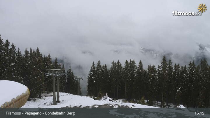 Archiv Foto Webcam Filzmoos: Bergstation Papagenobahn