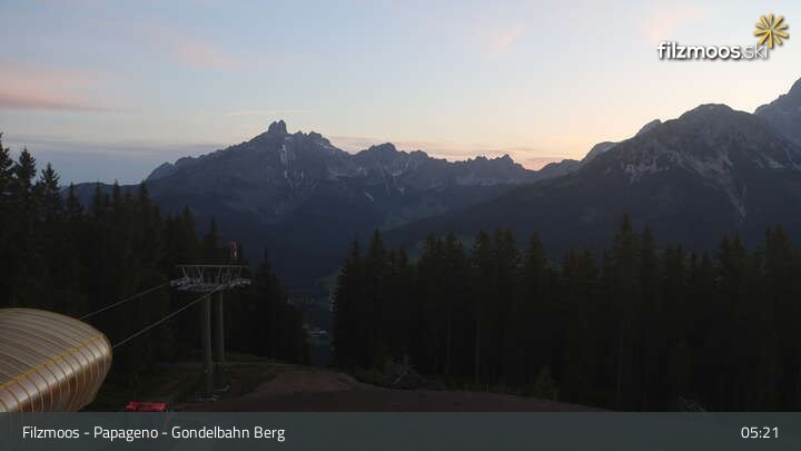 Archiv Foto Webcam Filzmoos: Bergstation Papagenobahn