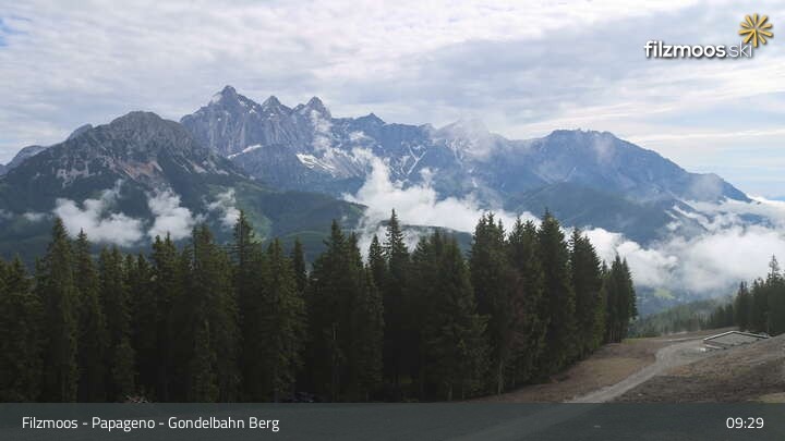 Archiv Foto Webcam Filzmoos: Bergstation Papagenobahn