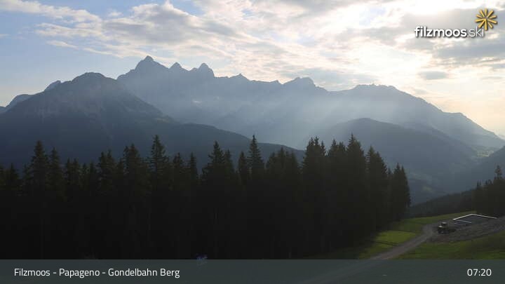 Archiv Foto Webcam Filzmoos: Bergstation Papagenobahn