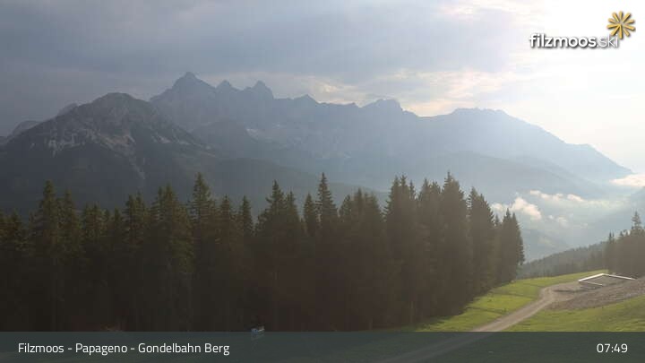 Archiv Foto Webcam Filzmoos: Bergstation Papagenobahn
