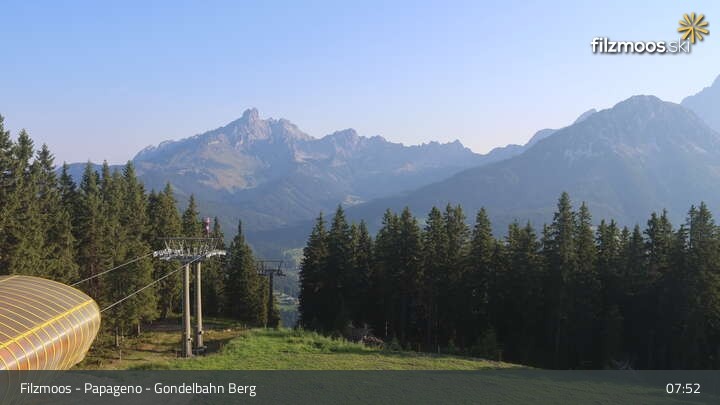 Archiv Foto Webcam Filzmoos: Bergstation Papagenobahn